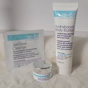 M61 Hydraboost Body Butter and M61 Hydraboost Cream With Sample Skincare Bundle